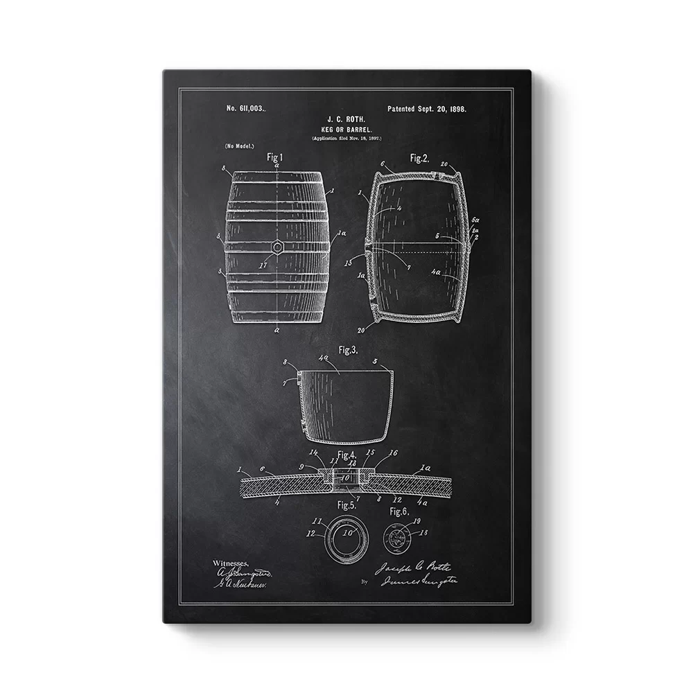 Bira Fıçısı Patent Tablosu - Model 2